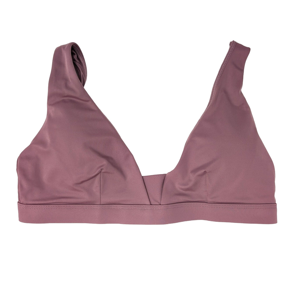 Andie Swim The Tahiti Bikini Top Swimsuit Bathing Suit Cactus Flower Purple‎ XL